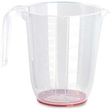 Jarra jarra de plástico graduada transparente 1000 ml