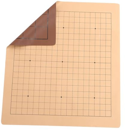 Toyvian Pu Leder Faltbares Chinesisches Schachbrett 60x60cm Doppelseitiges Brettspiel Für Zuhause Leicht Zu Transportieren Langlebig Mit Handwerklichen Details Für Schachliebhaber