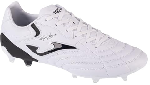 Joma Fotbollskängor för konstgräs - Örn, 39 till 45 - Tillverkad av högpresterande mikrofiber och extra klackar för viktfördelning och bättre grepp, Vit, svart, 37.5 EU