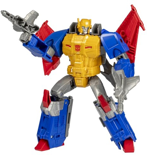 Transformers Legacy United Voyager-Klasse Super-God Masterforce Metalhawk Action-Figur, 2-in-1 Transformer Figur mit Blastern, 17 cm große Sammelfigur für Kinder ab 8 Jahren und Erwachsene