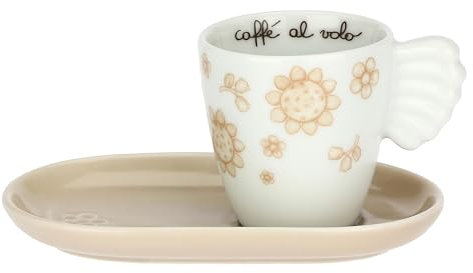 Thun - Tazzina espresso in porcellana, 10.5 cl, collezione Happy Elegance