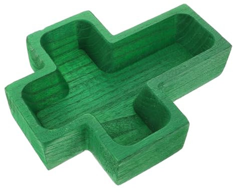 RORPOIR Élégant Plat De Service En Bois En Forme De Bol Pour Collation Dessert Etc Plateau En Bois Poli À La Main