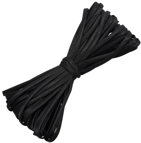 AERZETIX - C77356 - Ersatzband 9 Meter x 5 mm für Korsett - aus natürlichem Material - Farbe schwarz