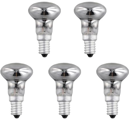 Orolotay Lava Lampe E14 R39 30W Strahler Schraube in GlüHbirne Klarer Spot GlüHbirnen Lava GlüHlampe 5 StüCke