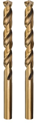 Misuyue M35 Cobalt HSS Twist Drilling Bits, 2pcs Metal Drill Bit 8mm | Carbide Drill Bits for Stainless Copper Wood Plastic Aluminum and other Hard Materials