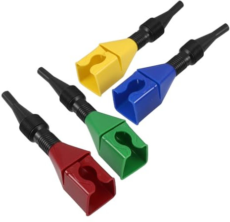 Alipis 4pièces Entonnoir à Huile Avec Tuyau Extensible Plastique Outil De Vidange Flexible Et Portable Pour Voitures Et Motos