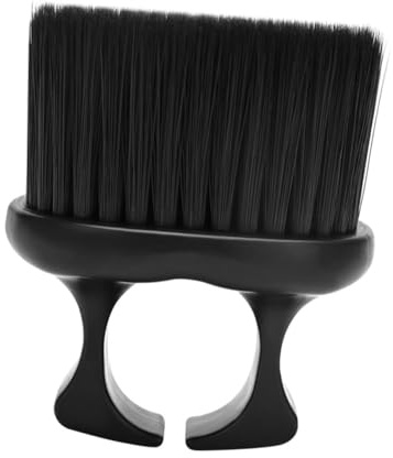 Veemoon Tragbare Knöchelbürste für Männer mit Ergonomischem Ringdesign aus Nylon und Pp für Komfortables Kämmen und Effektive Reinigung Abgebrochener Haare Unterwegs