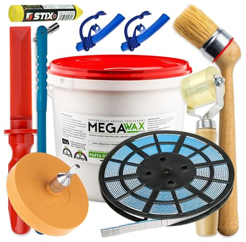 Stix ZW 11 Set di 10 pezzi con pasta di montaggio da 5 kg 1200 pesi adesivi per valvola, gomma per protezione cerchione