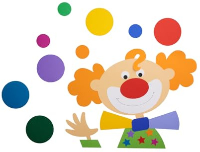Clown Fensterbild -Bastelset-