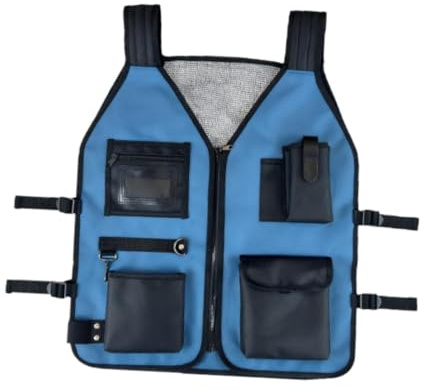 Fxzqgnh Gilet per attrezzi da elettricista di fascia alta per lavoratori edili e cantieri.