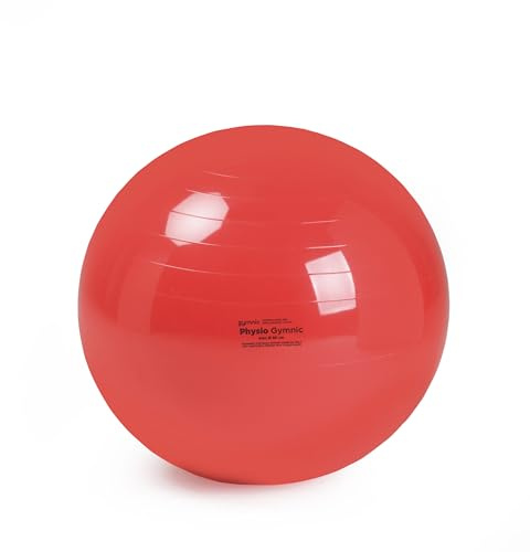 Gymnastikboll, 85 cm Ø röd