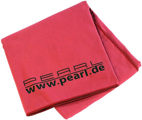 PEARL Mikrofaser Handtuch: Extra saugfähiges Mikrofaser-Badetuch, 180 x 90 cm, weinrot (Microfaser Handtücher, Reisehandtuch, Towel)