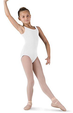 Bloch Tanz-Tutu-Tankanzug für Mädchen mit U-Ausschnitt vorne und hinten