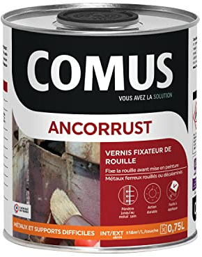 Ancorrust 0.75L - Vernis Fixateur de Rouille Avant Mise en Peinture