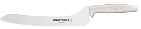 Dexter-Russell Sani-Safe Scalloped Offset Sandwich Knife, Carbon Steel Blade, 8-Inch