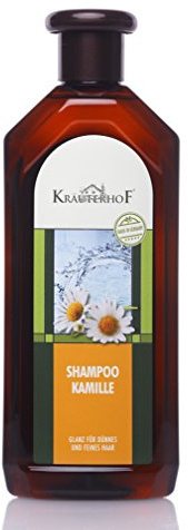 Pflegendes und sanftes Shampoo mit Kamille, 500 ml.