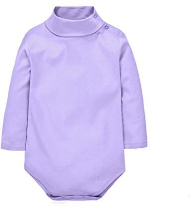CuteOn Bambino Ragazzi Ragazze Solido Colore Di base Dolcevita Cotone Body Tutine - Vari Colori Neonato a 2 Anni