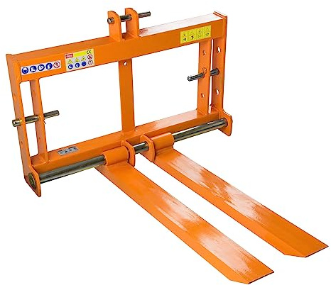 Traktor Kleintraktor Palettengabel 700 kg Breite verstellbar Kat 1 2 Dreipunkt