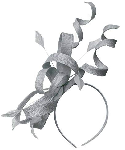 Caprilite virvel loop Sinamay pannband fascinator för kvinnor bröllop aspot tävlingar