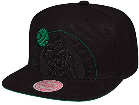 Mitchell & Ness Casquette snapback Cropped XL Boston Celtics Black, Noir , taille unique