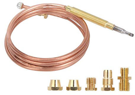 Gas Thermocouple Kit - Fireplace Thermocouples Temperature Sensor Thermocouple Fireplace Replacement Kits Stove Universal Thermocouples for Home Use