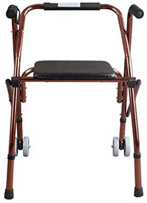 SGSG Rollator Elderly Walker Gehstock Cane Chair Auxiliary Walker Vierbeiniger Gehstock Rutschfester Spazierstock mit Krankenhaus, Krücken