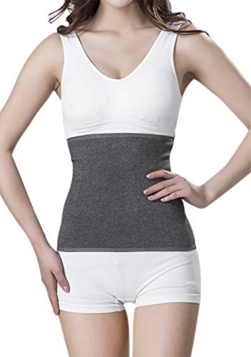 FakeFace Nierenwärmer Leibwärmer für Damen Herren Kinder,Nierengurt Rückenwärmer,Winter warmer Taillen Gürtel Bauchschutz Wärmegürtel Hüftwärmer Nierenschutz Winterkälteschutz (Grau-xl (new))