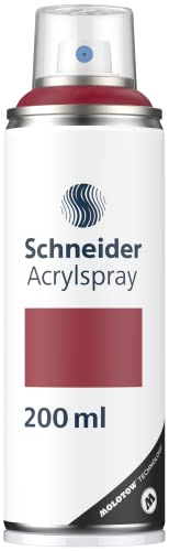 Schneider Paint-It 030 Supreme DIY Sprühfarbe, 200 ml, royal red matt | hochdeckender Acryllack, UV-beständig, Acrylspray für fast alle Untergründe, für innen und außen, wasserfest, 1er Pack
