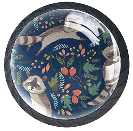 Grazioso manico per cassettiera e cassettiera, con viti, 4 pezzi