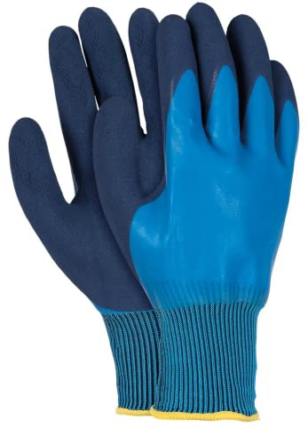 Ogrifox Latexhandschuhe, Schutzhandschuhe, Arbeitshandschuhe Ox.11.458 Deepon, Blau-Marineblau, 11 Größe, 72 Paar