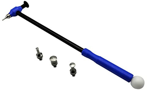 Auto Body Blending Dent Hammer Screw-On Tip 1pcs Head Dent Removal Tool Tap Down Tool Hand Mace Special Design for Repair and Dent Fix Power Tools (Hammer with Tips)