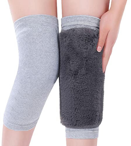 Kniewärmer Knieschoner Elastische Kniebandage Winter Wolle Knieschoner Knieschützer Thermo Elastische Beinwärmer Anti Rutsch Beinstulpen Kniestrumpf Wasserdicht Kältebeständig Knie Stulpen Kniepflege