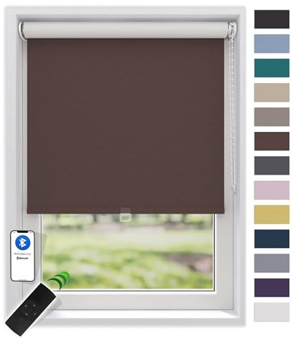 EFIXS Thermorollo White Reflex, Breiten: 40-240, Höhe bis 275 cm, Hier 210 x 190 cm (BxH) Braun, Verdunklungsrollo, Kettenzug, Springrollo, Motor