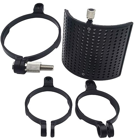 BESTonZON U-förmiger Mikrofon Popfilter Windschutzscheibe Aus Umweltfreundlichem Material Spritzschutz Für Standardmikrofone Geeignet Für Ktv Und Bühnen