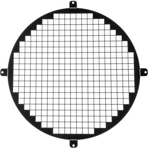 Repa Market Rejilla de ventilación redonda de acero galvanizado negro de 25,4 cm – Protector de ventilación de salida de entrada – Malla de protección de escape de suministro de aire de metal