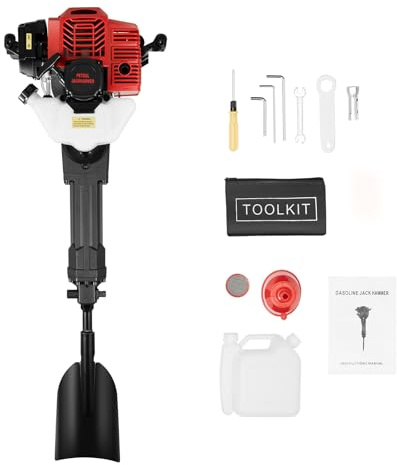 52CC - Scavatrice portatile a 2 tempi, 1900 W, per albero da giardino, a benzina, raffreddata ad aria, per scavare e tagliare radici degli alberi