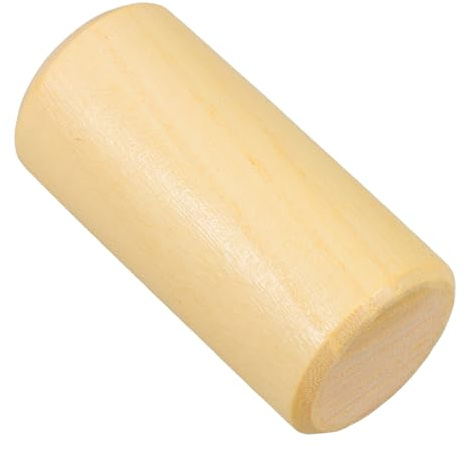 HANABASS Sandtrommel-schlaginstrument Maracas Hand Percussion Rhythmus-fingershaker Sandhammer Mini-maracas Fingerschüttler Maracas Für Babys Percussion Shaker Sandzylinder Holz Beige