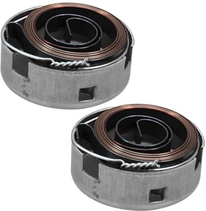 FIXOSHEE Conjunto De Muelles Helicoidales De Retorno De Alimentación Para Taladro De Columna, Acero Resistente, Compatible Varios Modelos, 2 Unidades, Uso Industrial
