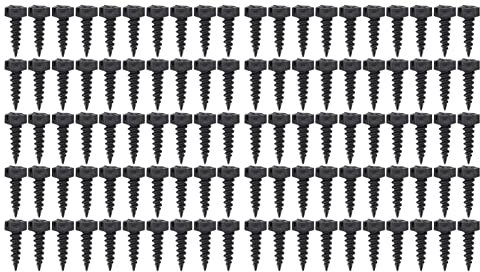 Vis de pots de pépinière de contrôle de racine de plante 100pcs de la racine en plastique durable Récipient de cultivateur fixe pour la gestion du jardin accessoires de plantation