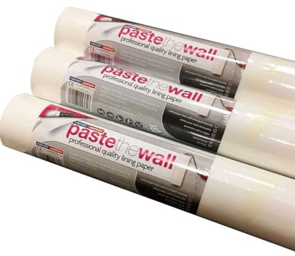WPE® Paste The Wall Professional Lining Paper – PVC-Free Non-Woven Wallpaper Liner, Easy Hang & Time-Saving, Smooth Finish for Paint or Wallpaper – 10m x 0.53m Roll (3)