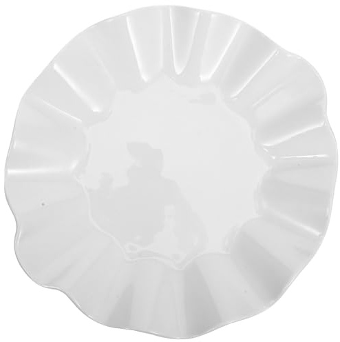 FELTECHELECTR Ciotola Per Insalata in Ceramica Forma Di Foglia Creativa Fruttiera Da Banco Decorativa Vassoio Per Snack e Frutta Secca Utile Per Casa Feste