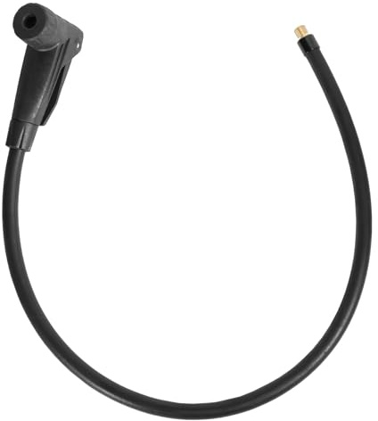 Tubo di Prolunga per Gonfiatore, 50 cm, Adattatore per Valvole Schrader e Presta, Accessorio per Gonfiare Pneumatici di Auto, Moto, Bici