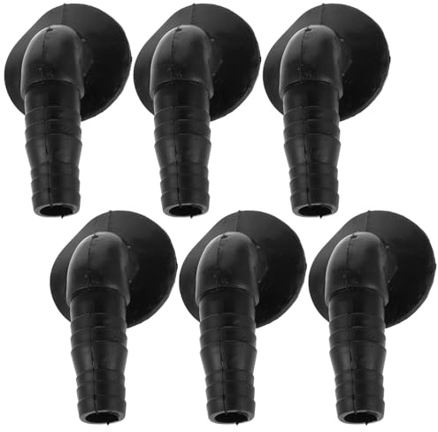 YARNOW 6pcs Air Conditioning Drain Hose Connector Adapter Elbow for Mini-Split and Window Ac Units, Hose Connector Fitting for Ac Drain Outlet, Home Cooling System Parts