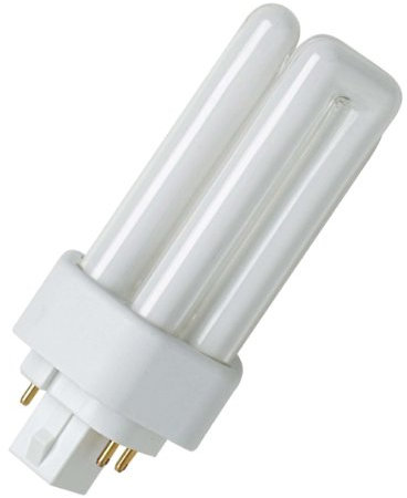Osram - Lampada fluorescente compatta Dulux T/E PLUS GX24q-3, luce bianca calda (830) 32W
