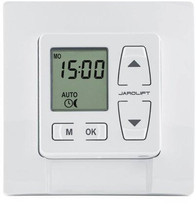 jarolift Thor Rollladen Zeitschaltuhr Rollladenuhr Rollladenmotor Rohrmotor, mit Anfrierschutz Blockiererkennung Zufallsfunktion