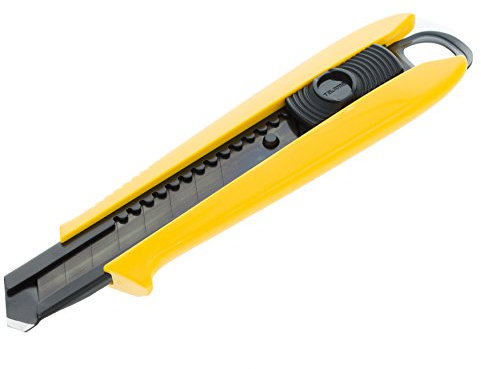 TAJIMA 18mm Cutter Coltello Drive Cutter DC500 con pulsante, TAJ-19905