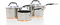ProWare Copper Base Cookware Set of 3 (14cm, 16cm, 18cm Saucepans)