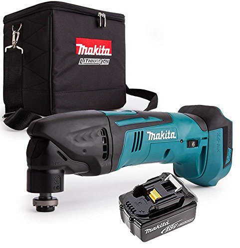 Makita DTM50Z 18V LXT Oscillating Multitool with 1 x 5.0Ah Battery & Cube Bag
