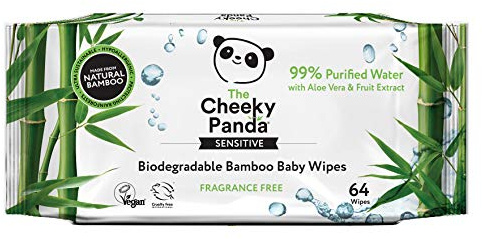 THE CHEEKY PANDA | Baby Wipes - Bamboo | 4 x 446g (UK)