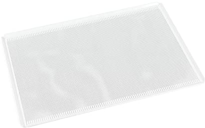 Silicon-Tech Antihaftbeschichtete Alu-Backform gelocht, 60 x 40 mit professioneller Ceramicfood Beschichtung, Ø 2 mm Loch, 3,5mm Abstand zwischen den Löchern